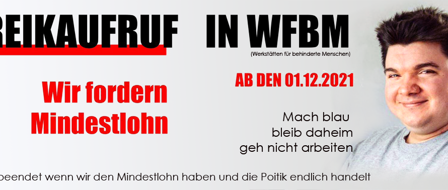 Streikaufruf in WFBM