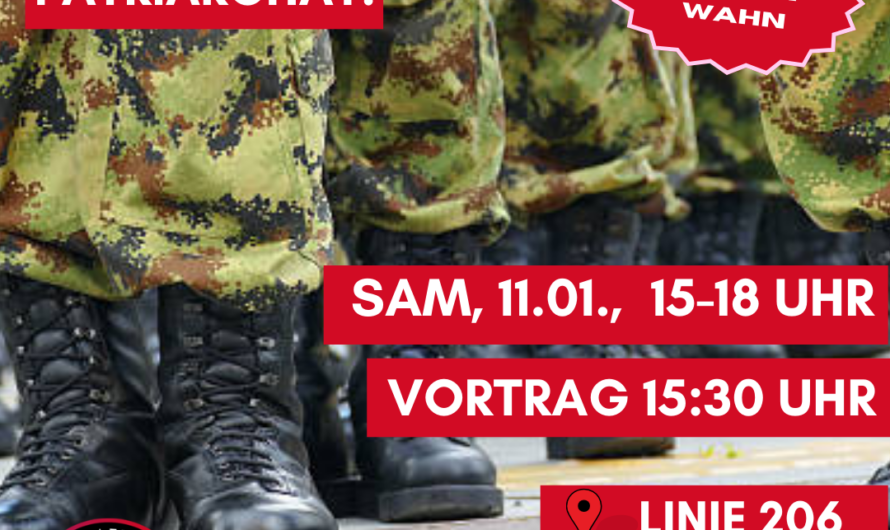 Kriege. Militarismus. Patriarchat.